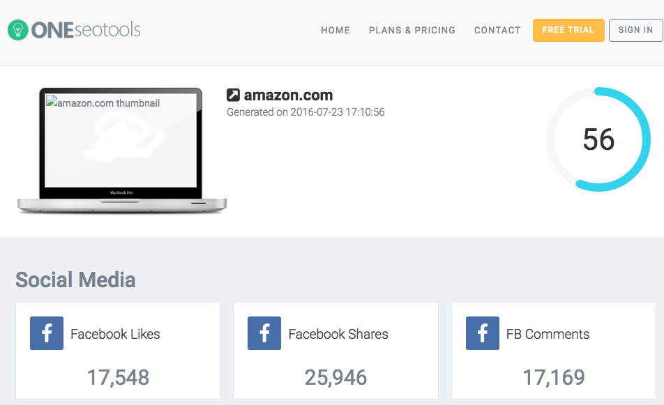 image of All-In-One SEO Tools site