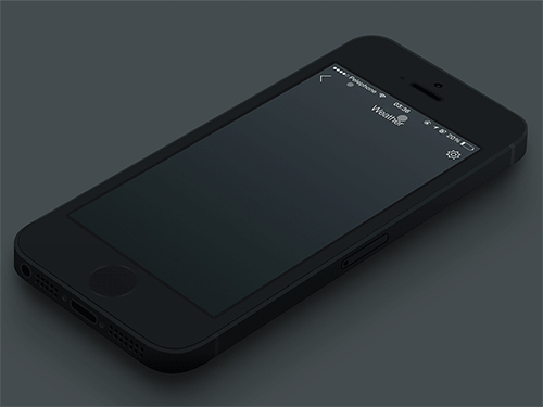 UI displayed on an iPhone