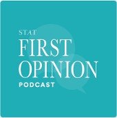 The First Opinion Podcast wordmark