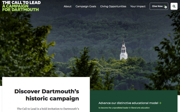Dartmouth Capital Campaign Site