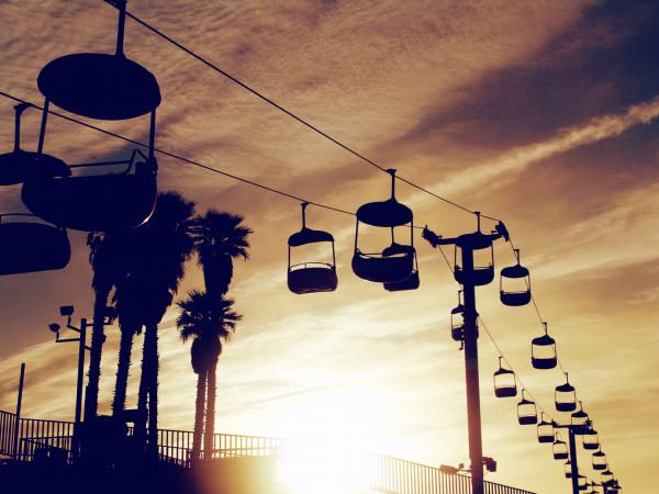 image of wires and light posts