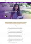 A third example of a student story on the Hardin-Simmons University website