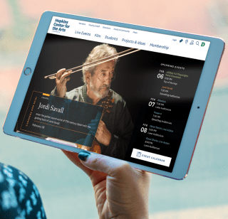 hopkins center on ipad arts websites