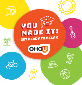 You made it! Get ready to relax!