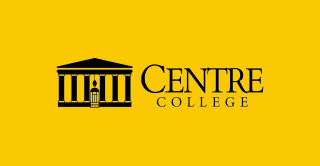 CentreCollege_BlackLogo_1160x600.png The Centre College Logo on a yellow background