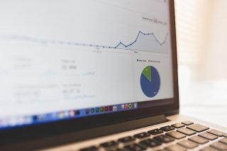 Google Analytics displayed on a laptop