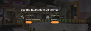 The cta portion of the Blythedale homepage