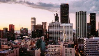 The Los Angeles skyline