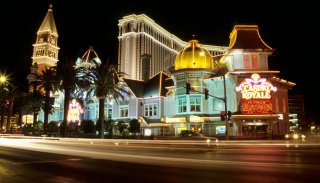 The Las Vegas strip