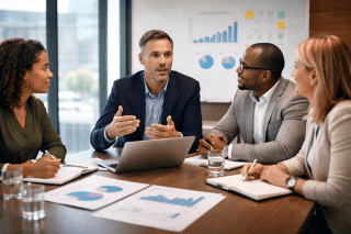 Executives in a meeting