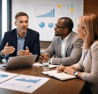 Executives in a meeting