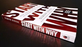 Photo of a the book Start with Why by Simon Sinek