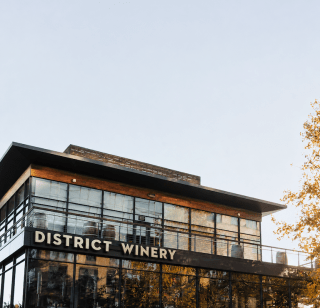 Exterior of District Winery