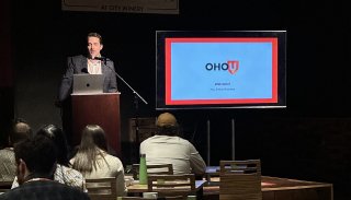 Chris Markey presents at OHO U Bootcamp